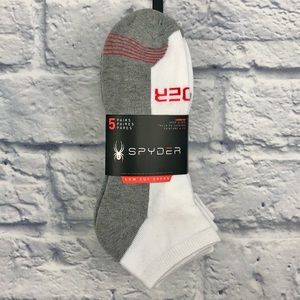 🕷Spyder Men’s Low Cut Socks | 5 Pairs